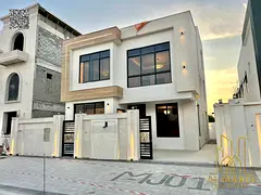 Luxury villa for sale in Al-Haliyo 2 area, 6 bedrooms, living room, majlis, and roof terrace. Regist