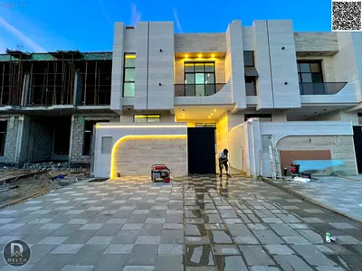 Modern townhouse villa for sale in Al Helio area – Ajman. Excellent location opposite the mosque. T