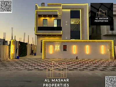 فيلا بسعر شامل رسوم التسجيل والتملك  جاهزة للسكن في أرقى مناطق عجمان تملك حر