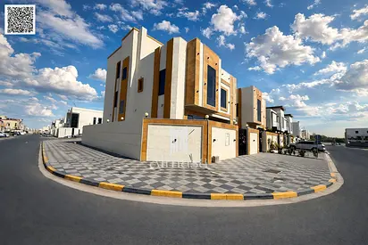 Corner villa for sale in Al Zahya, one of Ajman’s most prominent modern residential areas, known for its advanced planning and peaceful environment su