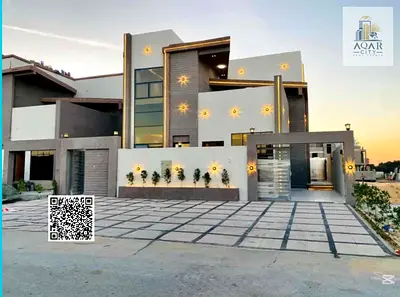 For sale, a luxurious villa in Al-Yasmeen, opposite the mosque and services, including registration fees, freehold for all nationalities