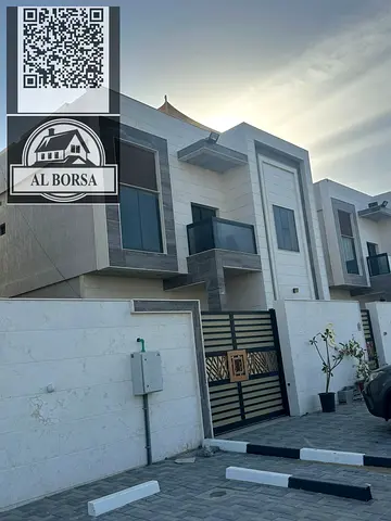 🏡 Villa for rent in Al Zahia | 6 master bedrooms + living room + lounge + roof + air conditioning and curtains | 120,000