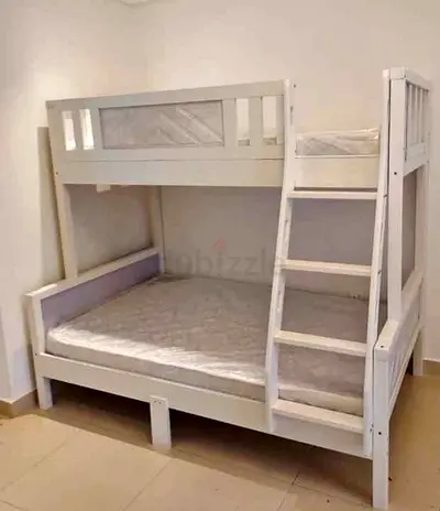 Solid Wood Bunk Bed for Kids