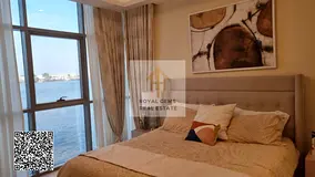 water front apartment in the heart of ajman // prime location // free transfer // without commission