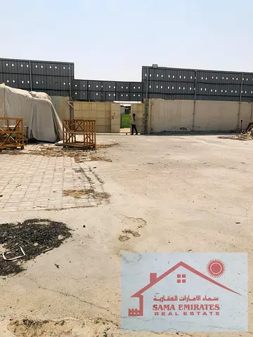 20000 SQ.FT OPOEN LAND // CONCRETE FLOORING // SEWA -30KW// 1 OFFICS// GCC -UAE NATION FREEHOLD