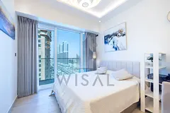 FURNISHED STUDIO APARTMENT WITH BALCONY FOR RENT | STUNNING VIEW OF JLT COMMUNITY, ALMAS LAKE, MEADO