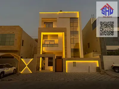 للبيع فيلا طابقين وروف شامل ماء وكهرباء ومكيفات 7 غرف ماستر مجلس وصالة وغرفة للخادمة