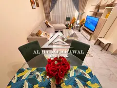 For monthly rent One bedroom and living room in Al Qasba area