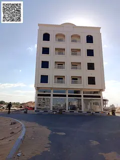 For sale, a new building, unfurnished, with electricity and water on a street in the Alia area in Aj