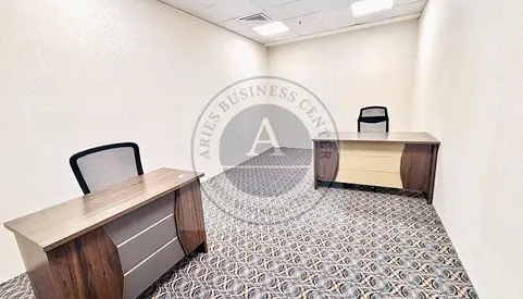 FLEXI DESK OFFICE WITH EJARI | PRIME LOCATION | NEAR METRO AND MALL | DEWA CHILLER WIFI FREE