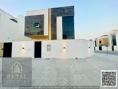 Luxury Corner Villa for Sale in Al Helio 2 Ajman | 6 Master Bedrooms | G+2 Floors | Prime Location Near Sheikh MBZ Road