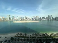 First resident, luxurious 3BHK with maid room, direct sea view, parking, gym, pool, kids area, mosqu