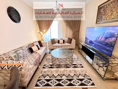 للايجار شهري -شقة غرفتين وصاله جديدة بالكامل - سوبر ديلكوس - انترنت - الشارقة, التعاون