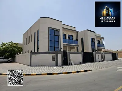 A unique opportunity at an attractive price and with no annual fees: Own a villa for sale in Ajman, first occupancy, freehold, super deluxe finishing,