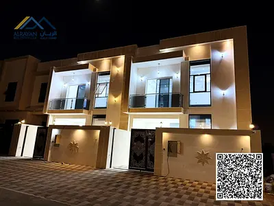 ✨ فرصة سكنية مميزة  للايجار  فيلا تاون هاوس  في  منطقة الياسمين  عجمان ✨ فيلا  فاخره للا يجار  سكني استثماري    – 2 طوابق في قلب عجمان   _منطقه حيويه