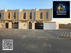 Villa with all registration and ownership fees included, ready to move in, in one of Ajman's mos