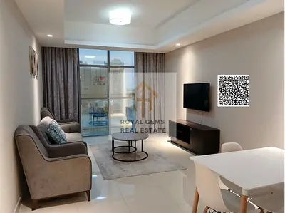 1-BHK | Elegant Furnished Apartment with Open View | Yearly Rent in Gulfa Tower, Ajman | Access to Gym, Swimming Pool, Kids’ Play Area & Parking.