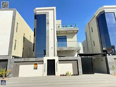 Directly from the owner: A villa among the most luxurious villas in Ajman, built and finished to a s