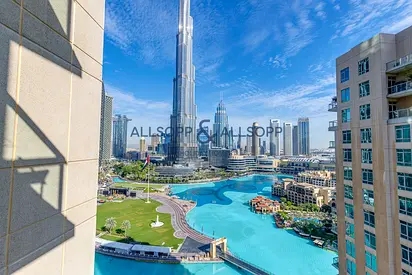 Full Burj Khalifa View - 2 Bedroom Apartments at The Residences 5, Downtown