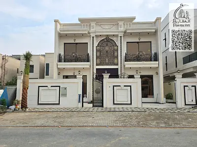 فيلا للبيع تملك حر لجميع الجنسيات مدي الحياه بتصميم كلاسيك حديث موقع ممتاز قريب من محمد بن زايد مع باركن كبير مساحات كبيره و واسعه