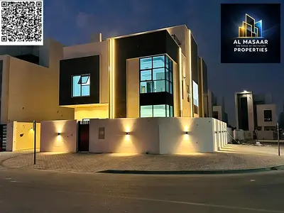 Corner villa, custom finishing, 6 rooms and a roof terrace, 3500 sq ft, price includes registration and ownership fees.