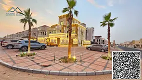 For sale, a corner villa, including registration and ownership fees, directly opposite the mosque, t