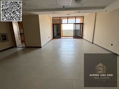 أكبر شقة غرفتين وصالة أول ساكن للإيجار السنوي في النخيل بعجمان قرب محطة الباص وسوق الذهب مع 3 بلكونات وغرفة خادمة وباركينج وغاز مجاني بسعر 85 ألف و4 د