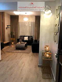 For rent monthly, Super luxurious, finished one-bedroom apartment in Al Khan