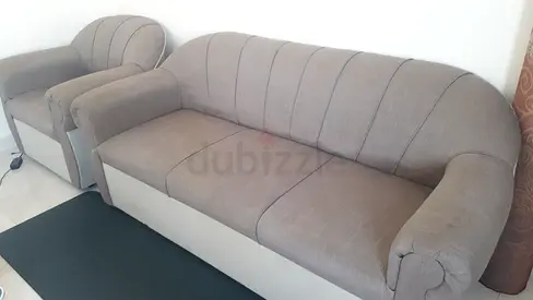 3 peices sofa set bright brown