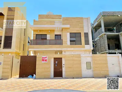 🏡✨ للبيع فيلا فاخرة في الباهية – عجمان ✨🏡 🌟 5 غرف ماستر – غرفة خادمة – تصميم عصري راقٍ