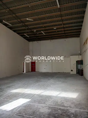 2200 sq ft WAREHOUSE TOTAL Ground Floor| AED 90K | Power 20KW | Al Jurf 1, Ajman
