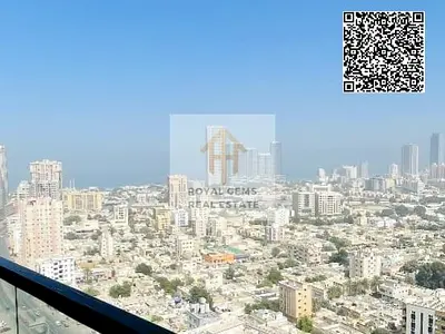 🏢 شقة فاخرة من غرفة نوم واحدة للإيجار في برج التك، الراشدية 3، عجمان