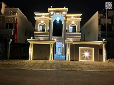 أفخم فيلل عجمان بتصميم كلاسيك راقٍ، طابقين وروف، بسعر شامل رسوم التسجيل – فرصة تملك لا تُفوّت.