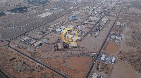 For sale: an industrial land plot in Al-Hanoo Al-Jalil, Al-Sajaa Industrial area, with a very prime area of 14,200 sq. ft. Freehold ownership for Ar