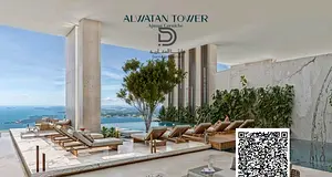 🌊 Live the Waterfront Luxury — Al Watan Tower, Ajman Corniche!