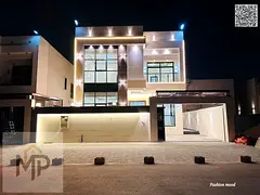 Villa for sale | ajman| al helio2 area | 5 master rooms, majlis, hall, maid room, roof| freehold | n