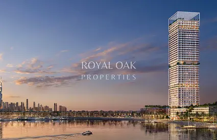 Luxury Waterfront Living | Stunning Full Views of Rashid Yacht Marina, Queen Elizabeth 2 & Burj Khalifa | Unit With One Of The Best Views