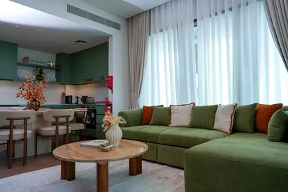 Yearly Rental l 0 commission | Stunning 2BR with Burj Khalifa View | Celadon 2, City Walk