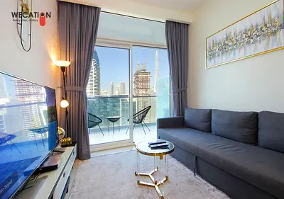Furnished 1BHK | All Bills Covered | Burj Khalifa View