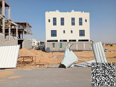 ارض سكني مع رخصة البناء قريبة من مجمع ازهي الحليو سنتر عجمان
