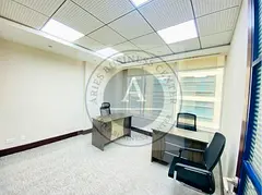 Separate Furnished Office | Dewa Chiller Wifi Free | Prime Location