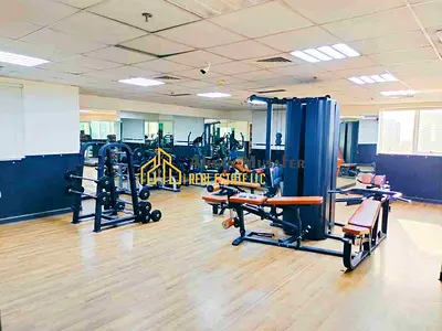 NO COMMISSION+PARKING FREE//HALL SEPARATE+BALCONY ALSO HAVE+ GYM POOL ALSO HAVE+1BHK WITH ONE WASHROOM AL TAWUUN SHARJAH