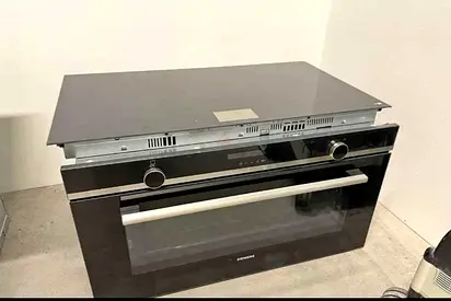 Samsung Built-in electric oven and siemens electric cooktop set built-in 90cm integrated  model
