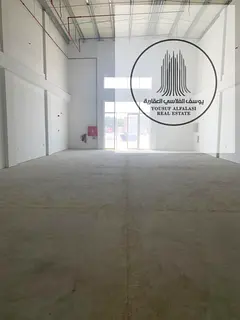 Showroom for rent - strategic location on a main street in Ajman, area 3100 feet, electricity 40 kil