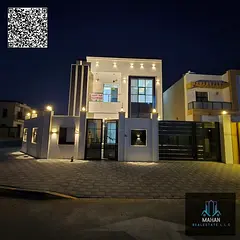 "Corner Luxury Villa in Prime Al Zahya, Ajman | 4 Bedrooms + Maid's Room | Ground, First Fl