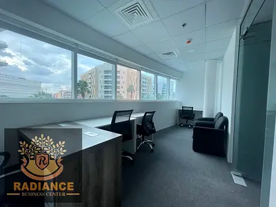 Fully furnished office from 25k annually/ Ejari for 2000 aed,