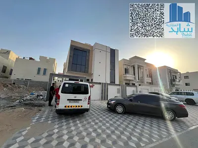 فيلا فاخرة للإيجار في هيليو-2، عجمان، مكونة من 6 غرف نوم رئيسية، طابق أرضي + طابقين، مع إمكانية الوصول إلى السطح | 130,000 درهم إماراتي سنويًا