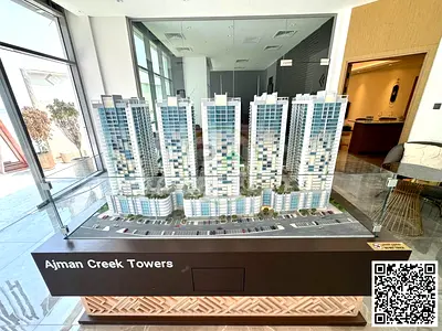 Ajman Creek Tower | 1 BHK From 1,080 SQFT AED 794K | AED 735/SQFT | 10% DP | 1%/Month | 60 /40 Plan |