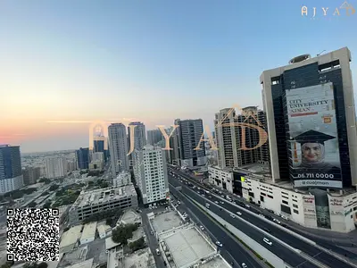 شقة غرفة وصالة للبيع في أبراج سيتي تاورز | إطلالة كاملة على جراند مول وشارع خليفة