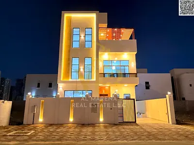 فيلة للبيع في منطقة العامرةطابقين وروف عدد6 غرف ماستربسعركهرباء والمياه و مسبح تكييف مركزي المكائن راكبة مع سستم انتركم وكامرات